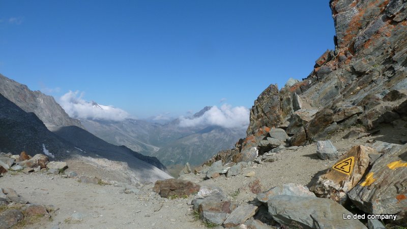 #1 Col Fenetre de Torrent : Vue sur le Valgrisenche Col Fenetre de Torrent : Vue sur le Valgrisenche