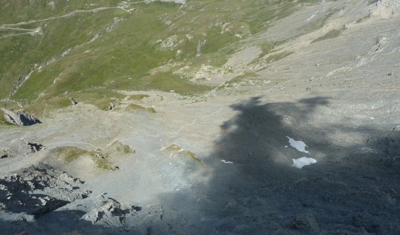 #10 Descente de Chamoussière : vue du Caramantran Descente de Chamoussière : vue du Caramantran