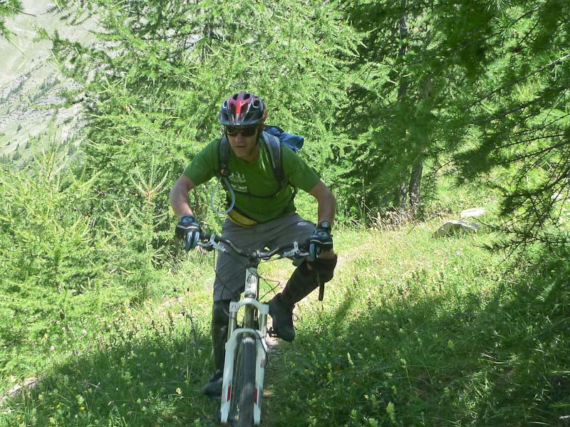 Descente de Girabeau : Un final meilleur, dans les mélèzes