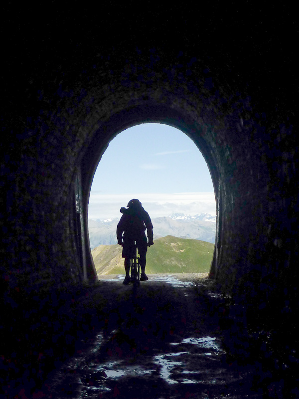 Tunnel du Parpaillon : Sortie du tunnel