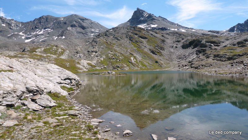 Lago di San Martino : Punta Bassac Nord en reflets