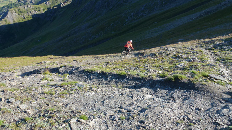 Col des Thures : premiers lacets