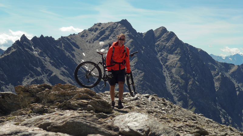 #5 Bric Froid : Sur un replat de l Bric Froid : Sur un replat de l'arête SW