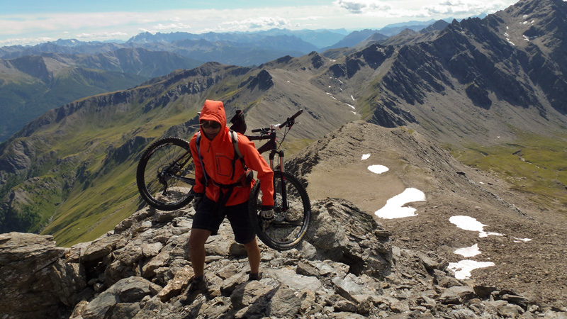 Bric Froid arête SW : Geux en termine avec le Bric