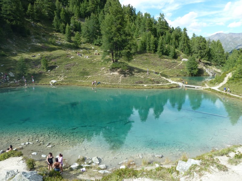 Lac Bleu : Le lac Bleu si bien nommé