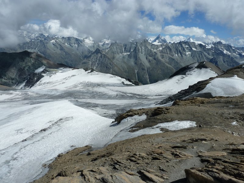 Glacier de Vouasson : Le glacier à descendre