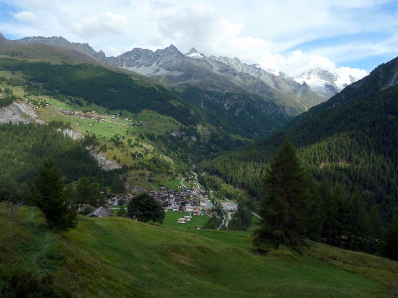 #21 Les Haudères : Final sur les Haudères sous la Dt Blanche Les Haudères : Final sur les Haudères sous la Dt Blanche