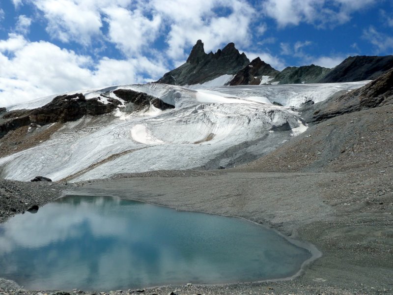 Aig. Rouges d'Arolla : Aig. Rouges et glacier des Aig. Rouges