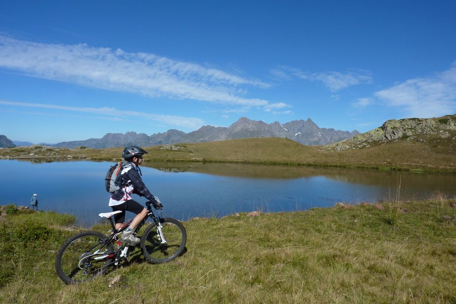 Lac gros : Tim profite un peu