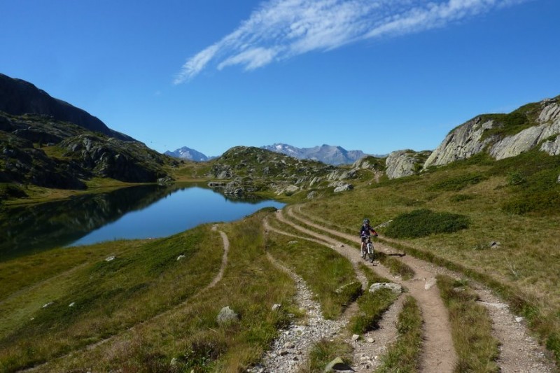 Lac Faucille : Courte remontée après le lac