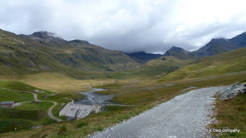 #11 Plateau glaciaire : En arrivant sur St Jacques. Au fond, de g à d, Col du Lac Noir, Col du Rocher Blanc (ou di Vaudet) et col de la Mine Plateau glaciaire : En arrivant sur St Jacques. Au fond, de g à d, Col du Lac Noir, Col du Rocher Blanc (ou di Vaudet) et col de la Mine