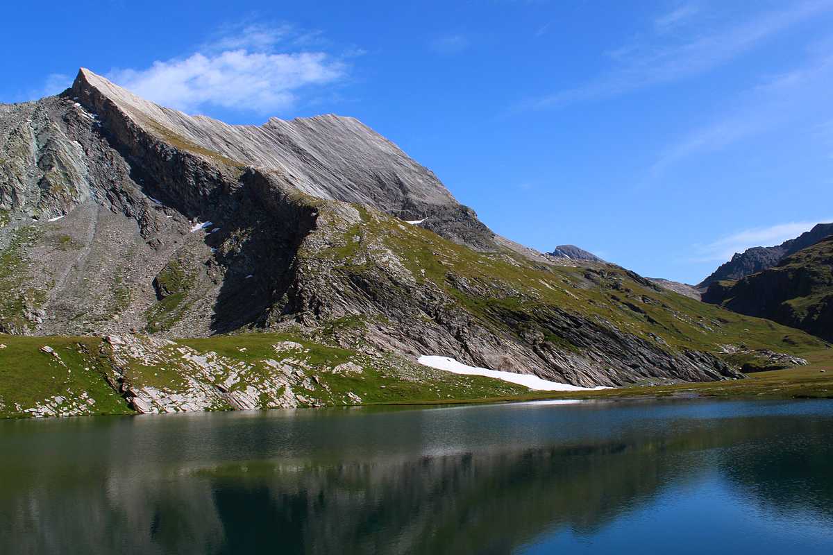 La Taillante plonge : sur le Lac Egorgéou