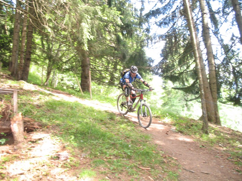 #9 Lac d Lac d'Arvouin : Passage raide dans la descente finale