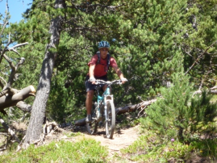 Cugulet : Descente dans la forêt