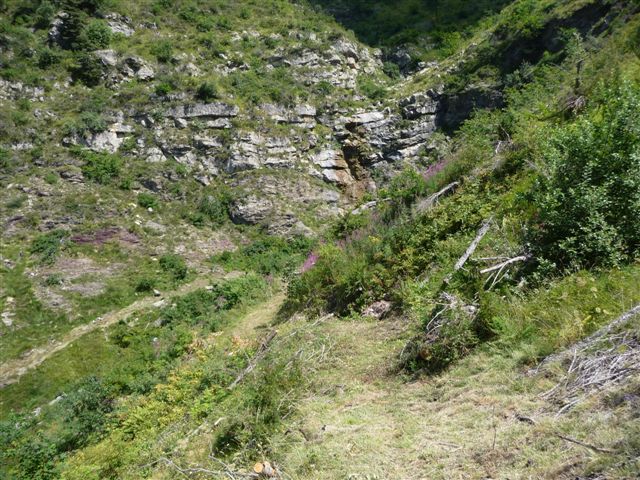 #3 descente sur Bens : ici ancore une viste sur le sentier descente sur Bens : ici ancore une viste sur le sentier