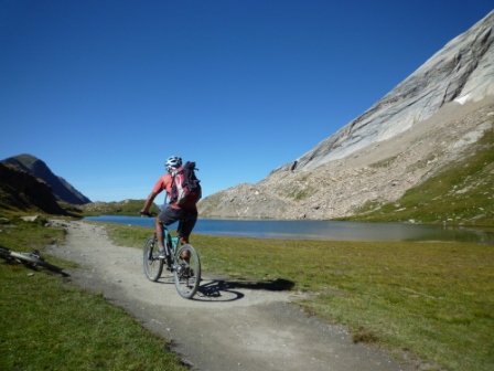 Lac foréant : descente du col Vieux