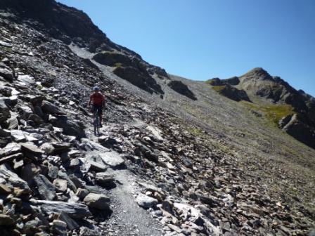 Chamoussière : dans la descente