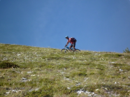 Crête des Chambrettes : descente