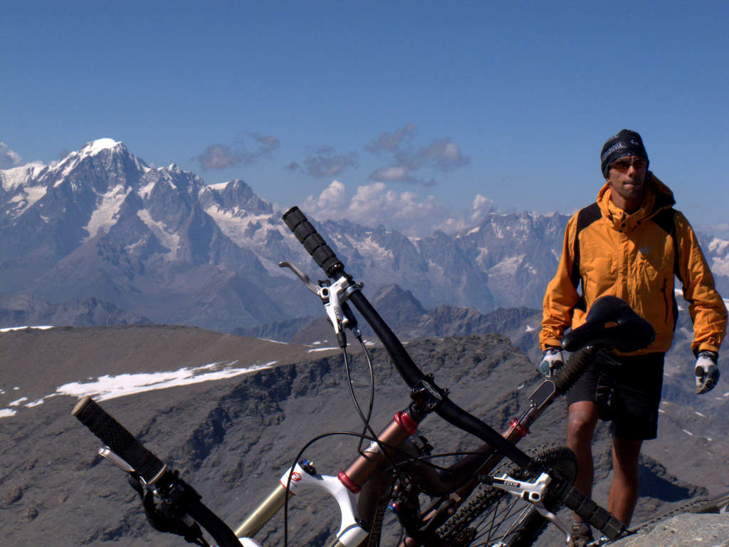 Quel cadre ! : Mont Blanc, spad et Pédro