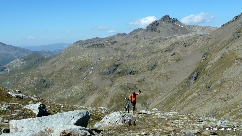#14 Passo del Lago Nero : Raymond en fini du (1er) portage Passo del Lago Nero : Raymond en fini du (1er) portage