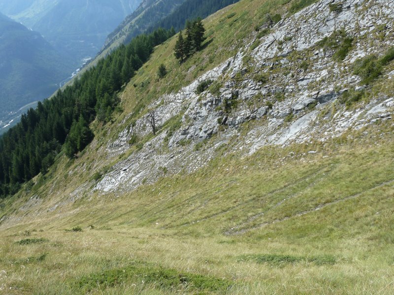 #28 Descente sur Morgex : Section d Descente sur Morgex : Section d'épingles assez ardues