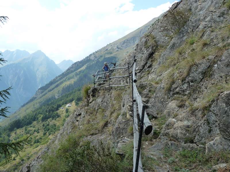 #30 Descente sur Morgex : Un passage délicat Descente sur Morgex : Un passage délicat
