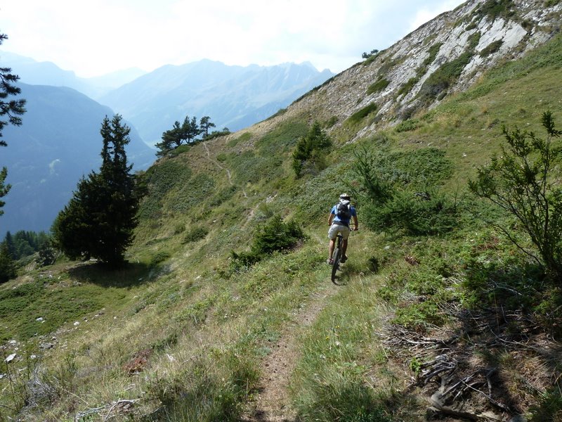 #27 Descente sur Morgex : Le début de la descente Descente sur Morgex : Le début de la descente