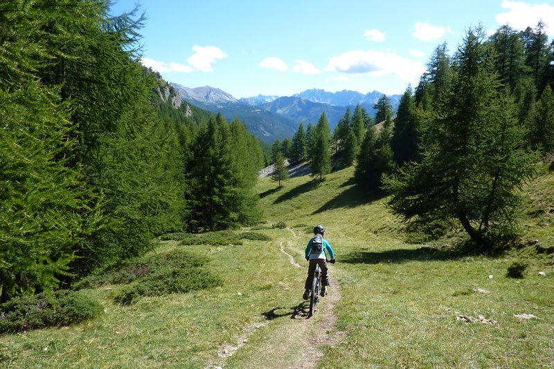 Descente du Col du Tronchet : Une dernière