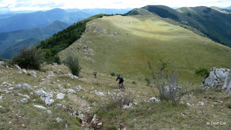 Montagne de Couspeau : ça file nickel sur ces crêtes