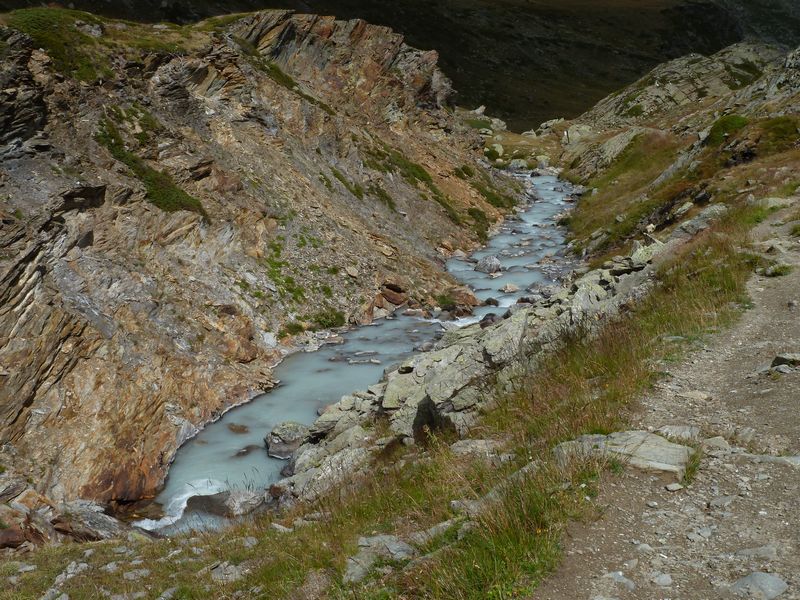 Ruisseau de Bissorte : torrent à Schtroumpf