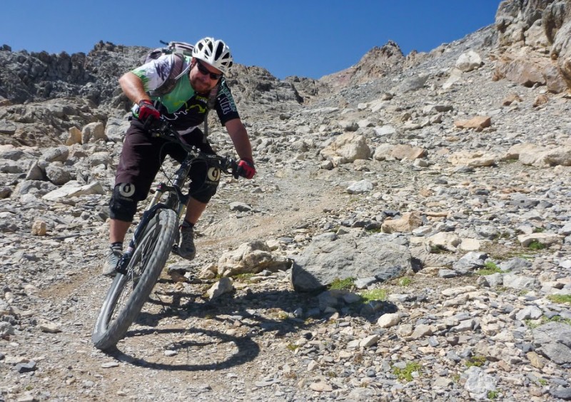 Col de la Clapière : Marco enchaine les courbes