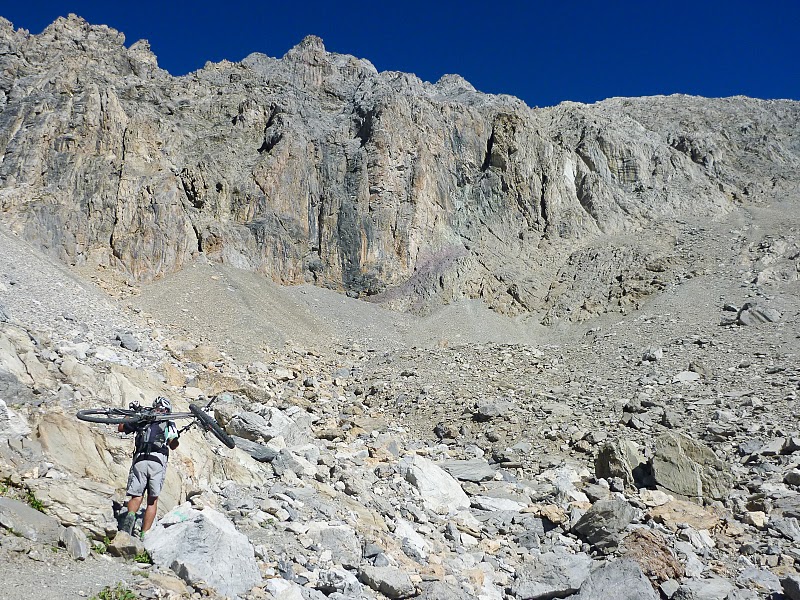 Rochers Marrons : Début du portage