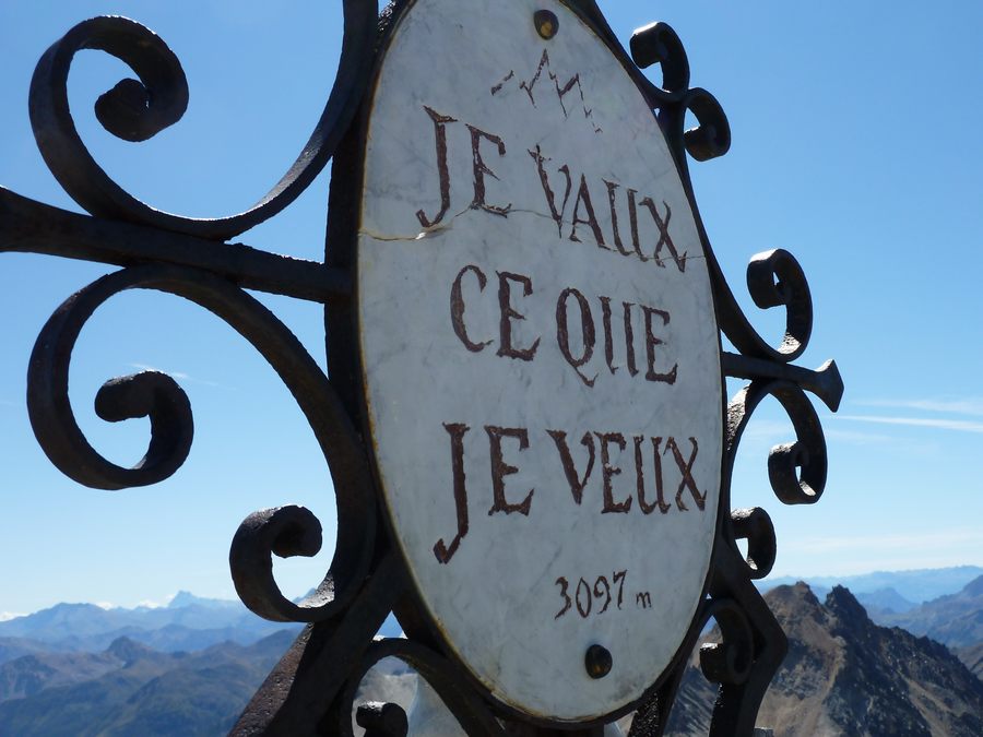 Pointe des Cerces : La maxime du jour