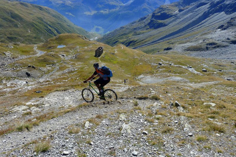 Col du Mont : Départ versant italien