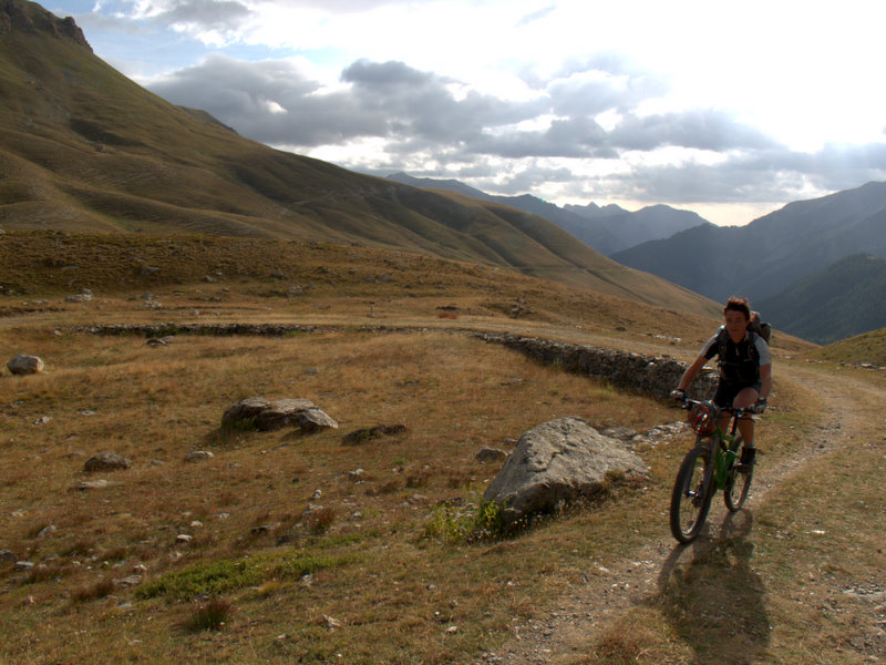 Bassa di Colombart : la piste nous montera à 100 m sous le col