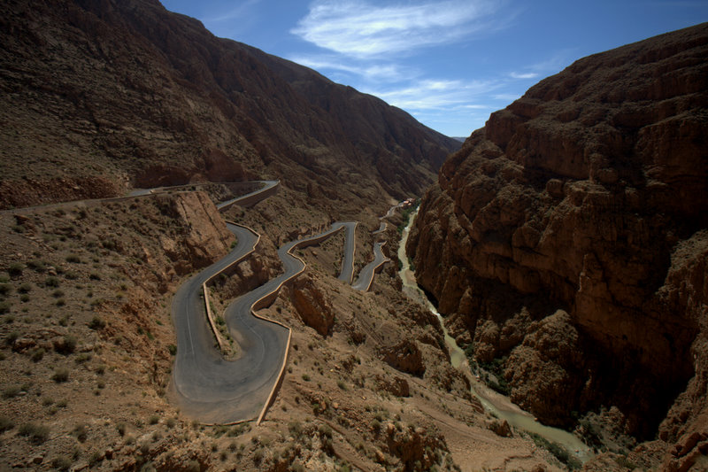 Gorges de Dadès : vue du haut