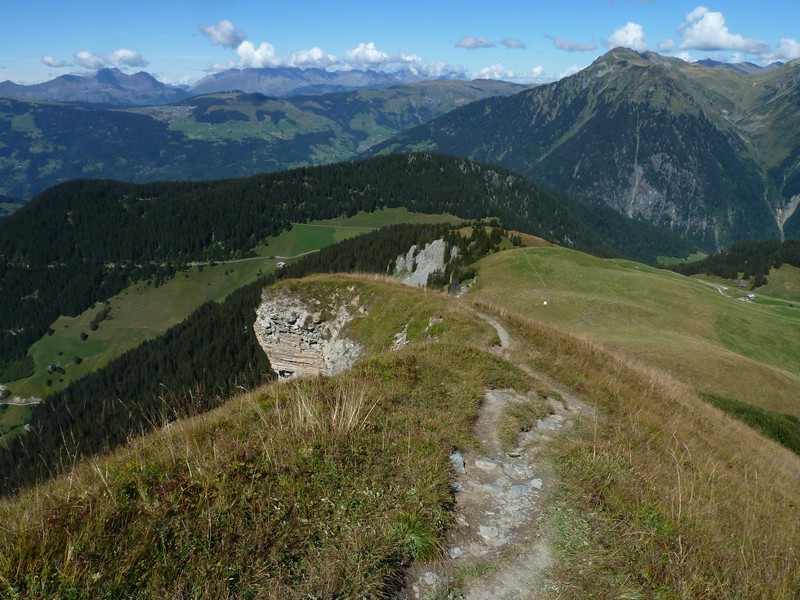 Mont Coin : Descente de Roche Parstire, attention à gauche