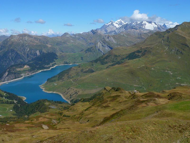 Mont Coin : Lac de Roselend