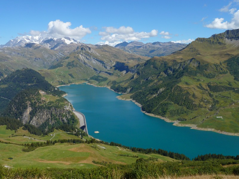 Mont Coin : Le fjord de Roselend