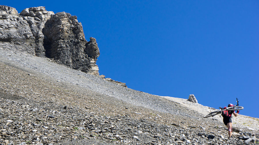 Col de Salenton : portage bien sévère