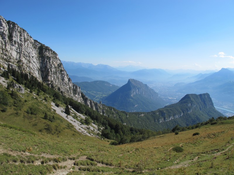 #13 bannettes : Grenoble, vue du pas de l bannettes : Grenoble, vue du pas de l'Ane