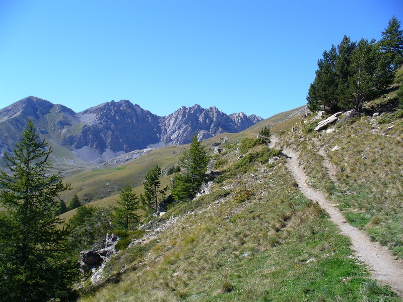 Col de la Lauze : Vue sur Furfande