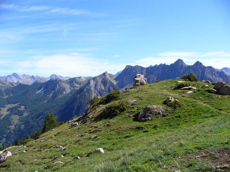 Col de la Lauze : Panorama