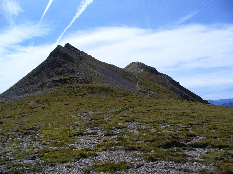 Lac de Souliers : à suivre, la crête du Tronchet