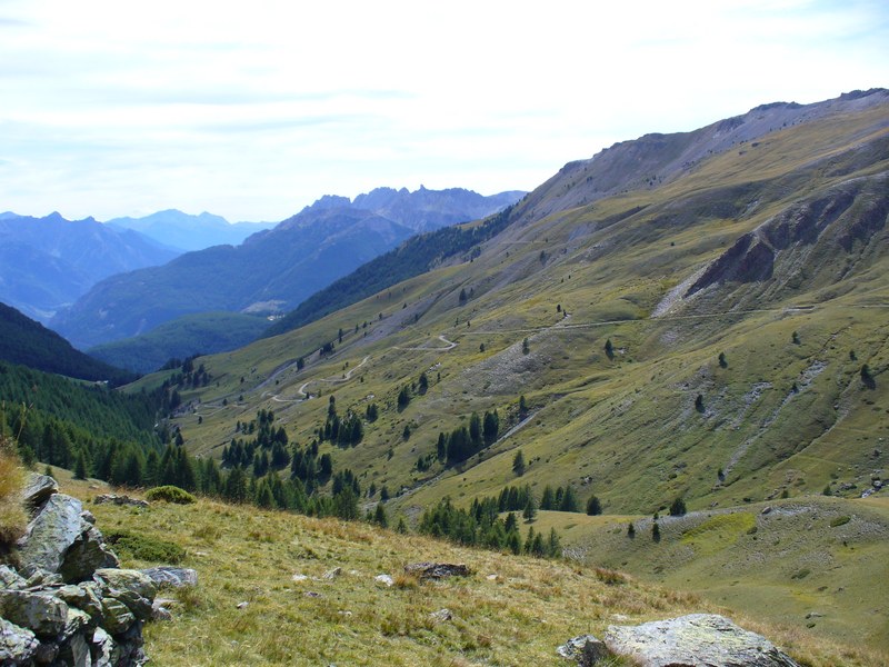 Sentier Balcon : La piste depuis Meyriès