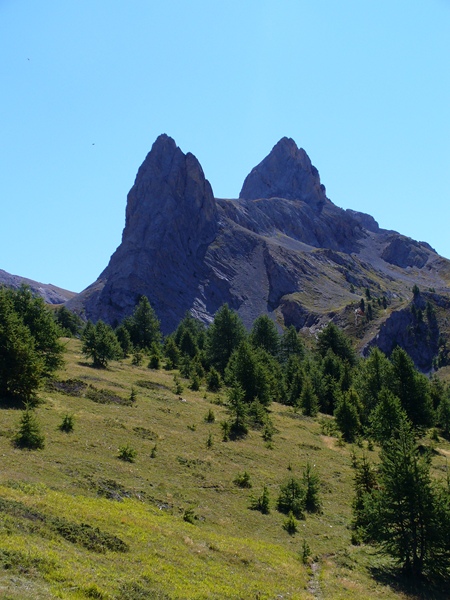 Col Fromage : Pointe de la Selle en vue