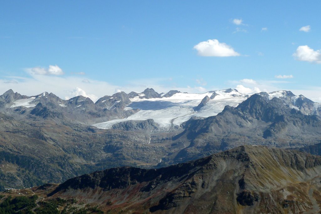 Ruitor : Glacier et sommet du Ruitor