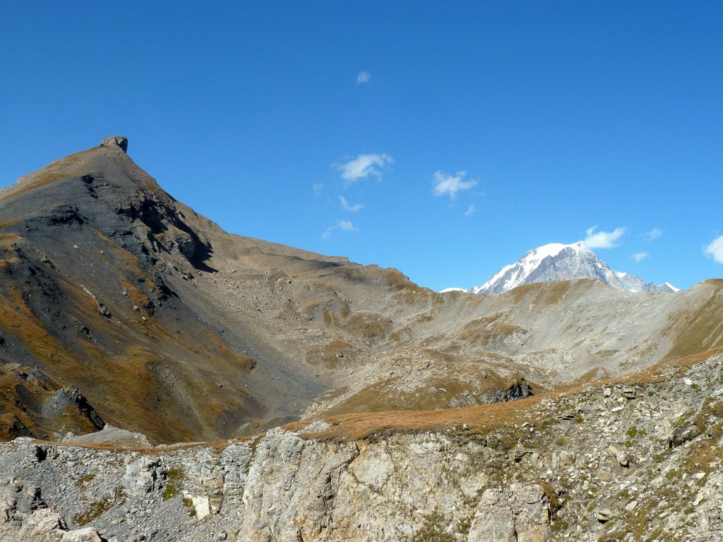 Mt Ouille : Mt Ouille et Mt Blanc depuis le Mt Laytyre