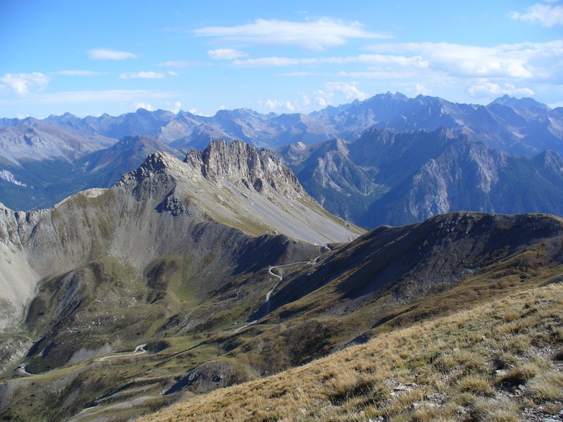 Pic du Gazon : Vue sur le col