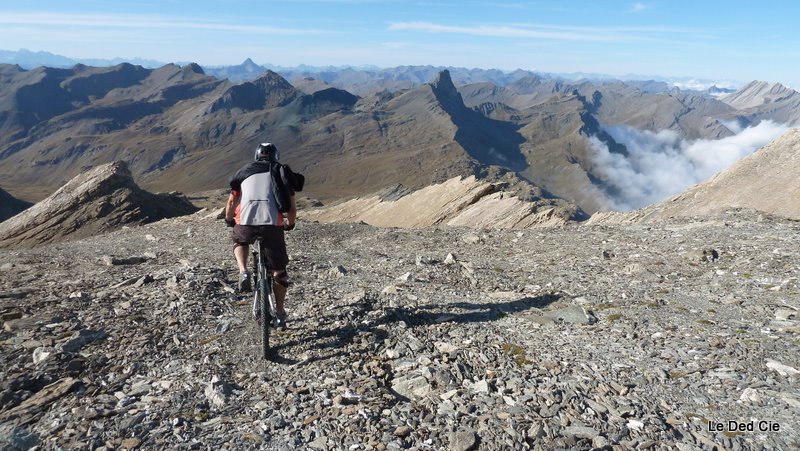 Pas de la Salsa : Vue sur le Queyras et alentours